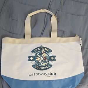 Disney Blue and White Tote Bag